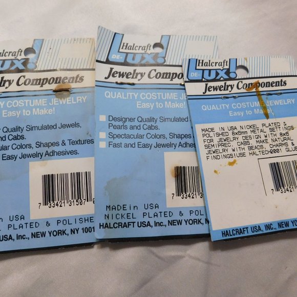 Halcraft Jewelry Making Components Filigree Sets Lot NEW Vintage - Picture 7 of 7